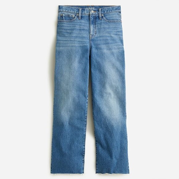 NWOT J Crew Slim Wide-Leg Jean Blue 31 - Picture 1 of 6